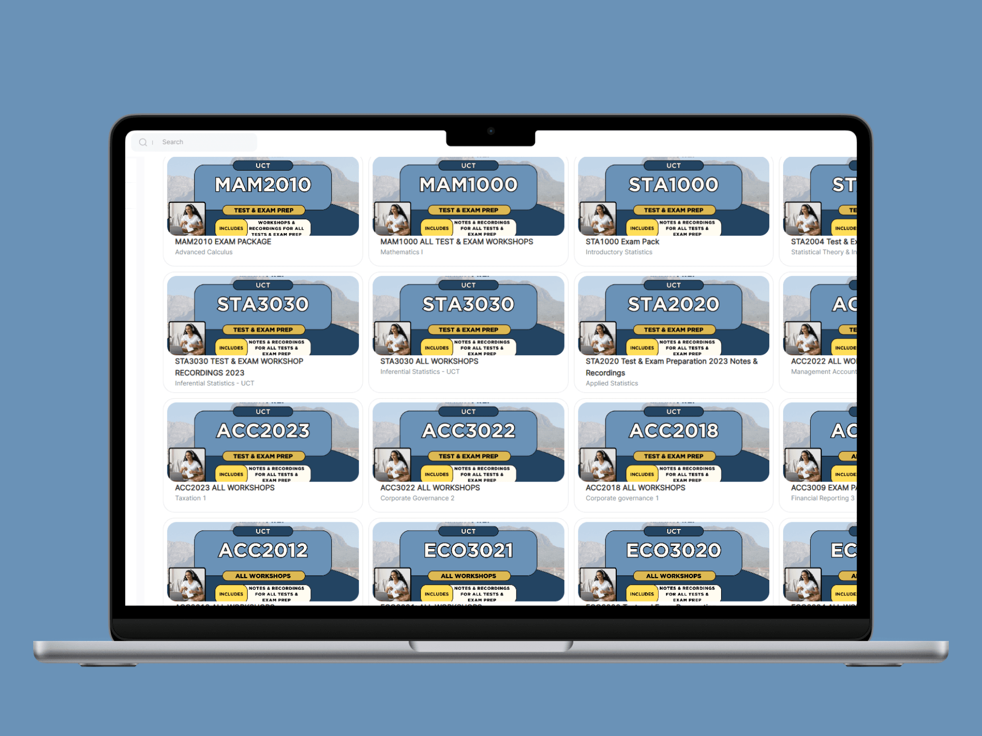 Tutoring platform dashboard